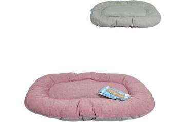 LoveStory Dierenkussen 80x50cm - Roze/Grijs
