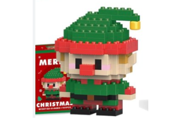 Bouwstenen Kerst thema Kerstman