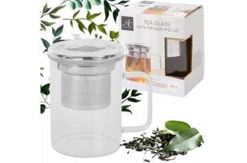 Theeglas Met Infuser En Deksel