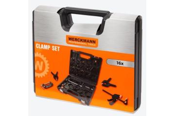 Werckmann klemmen voor werkplaatswerk - 16 stuks