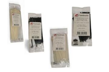 15x TWINALO TIEWRAPS