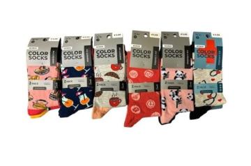 10x COLOR SOCKS - MIXPARTIJ