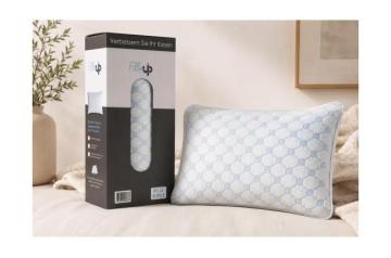 2x PillowUp - Premium Traagschuimkussen 40x60cm